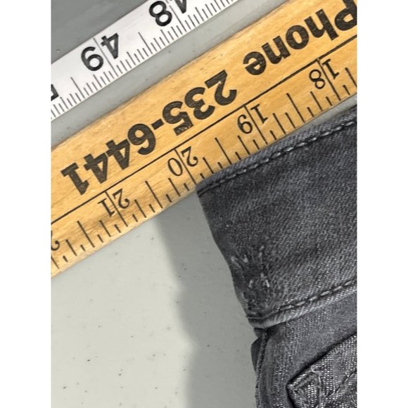 Lane Bryant Low Rise Girlfriend Sequin Distressed Jeans Womens 20 Cotton Blend - Picture 5 of 9